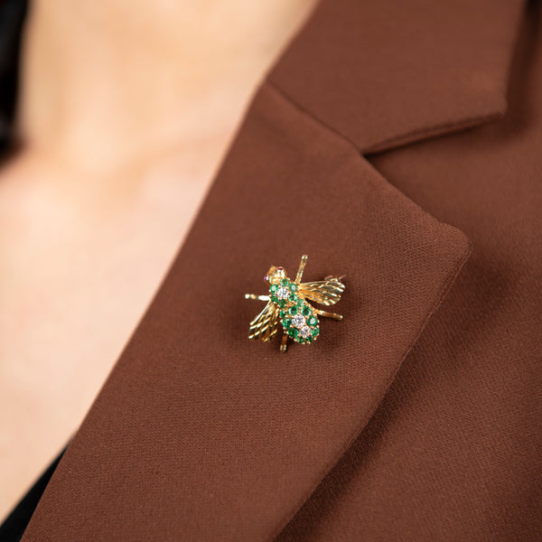 PRE-OWNED HERBERT ROSENTHAL INSECT PIN