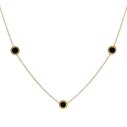 Pre-Owned Lagos Onyx Station Necklace