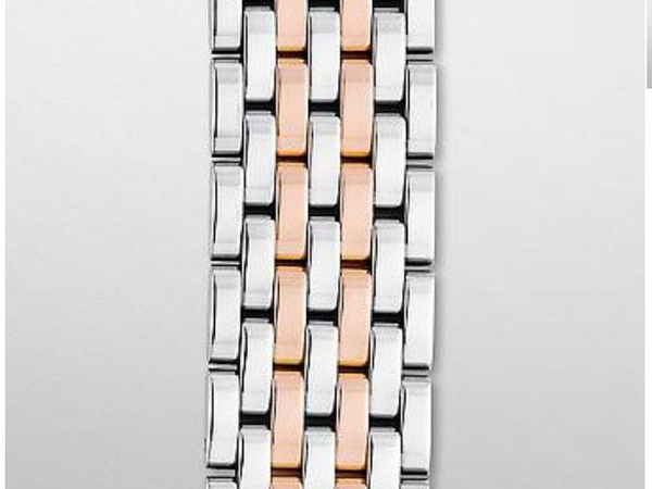 Pre-Owned Michele Two-Tone 7 Row Watch Bracelet