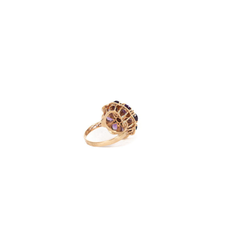 Pre-Owned Amethyst Statement Ring