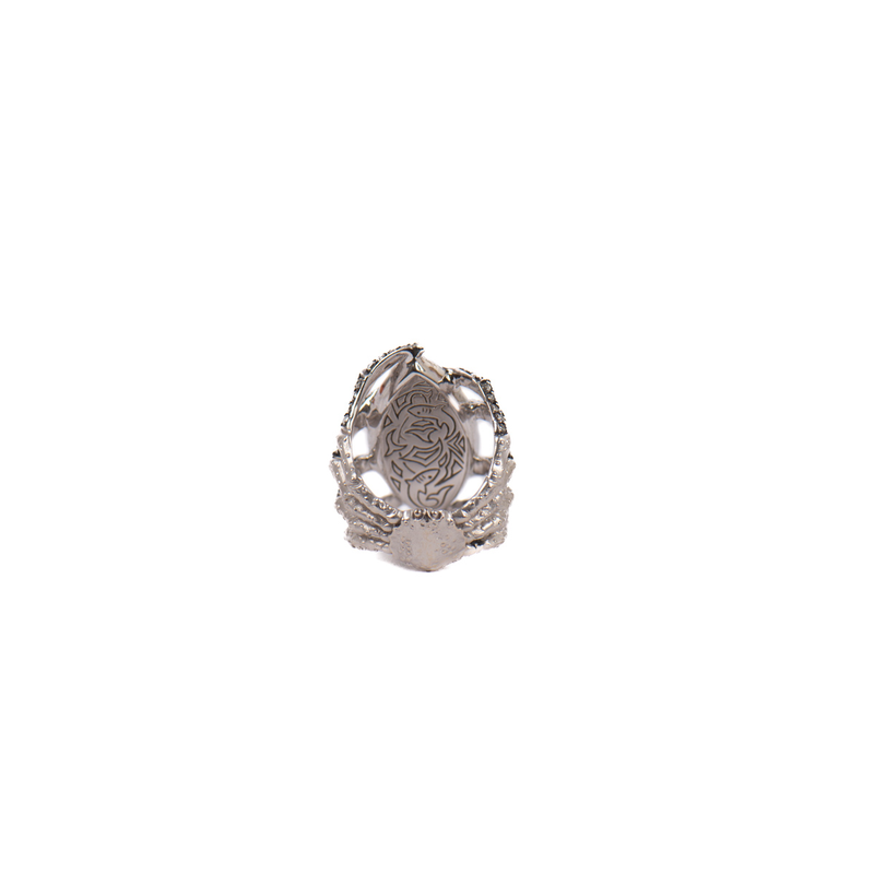 Pre-Owned Stephen Webster Hematite and Diamond Ring