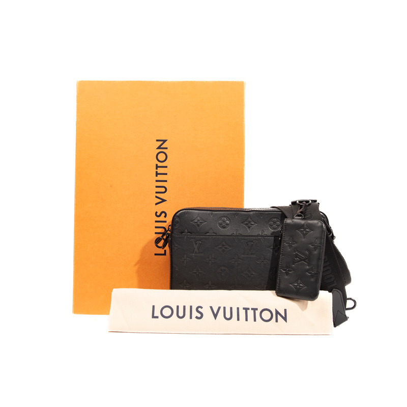 Pre-Owned Louis Vuitton Monogram Empreinte Trio Messenger