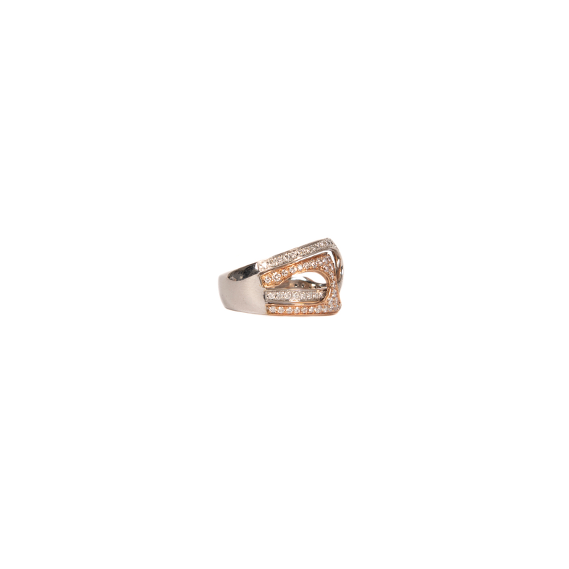 Pre-Owned Fana Two-Tone Diamond Ring