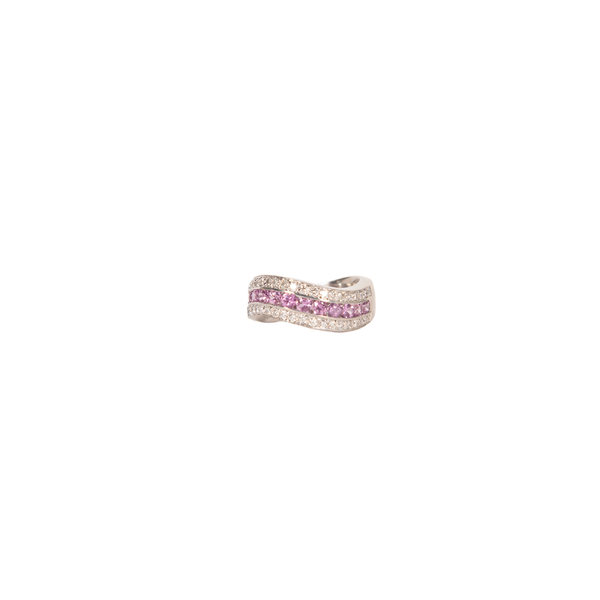 Pre-Owned Pink Sapphire and Diamond Ring