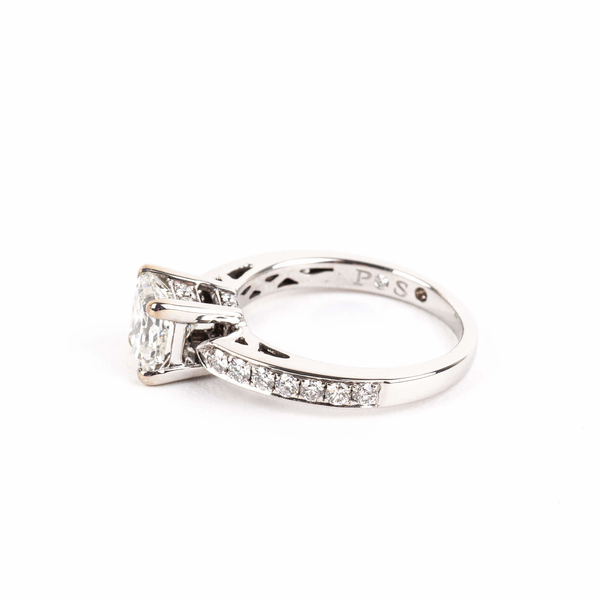 Pre-Owned Princess Cut Diamond Engagement Ring