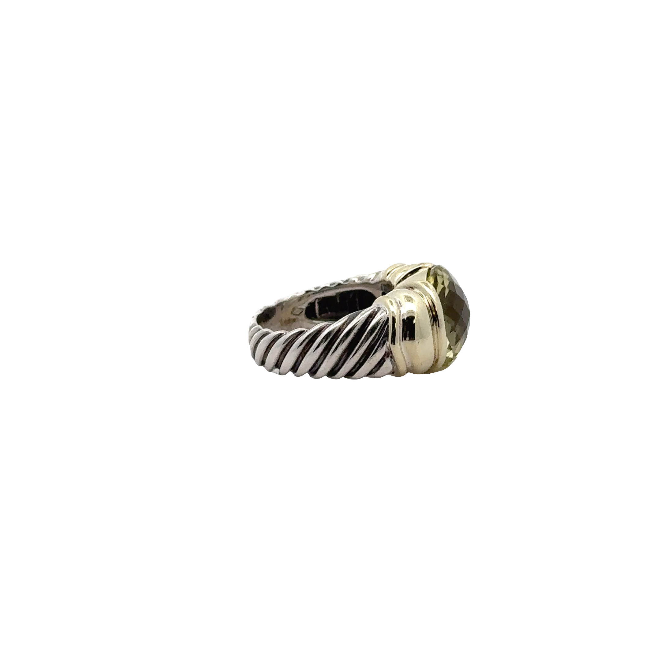 Pre-Owned David Yurman Lemon Quartz Capri Ring