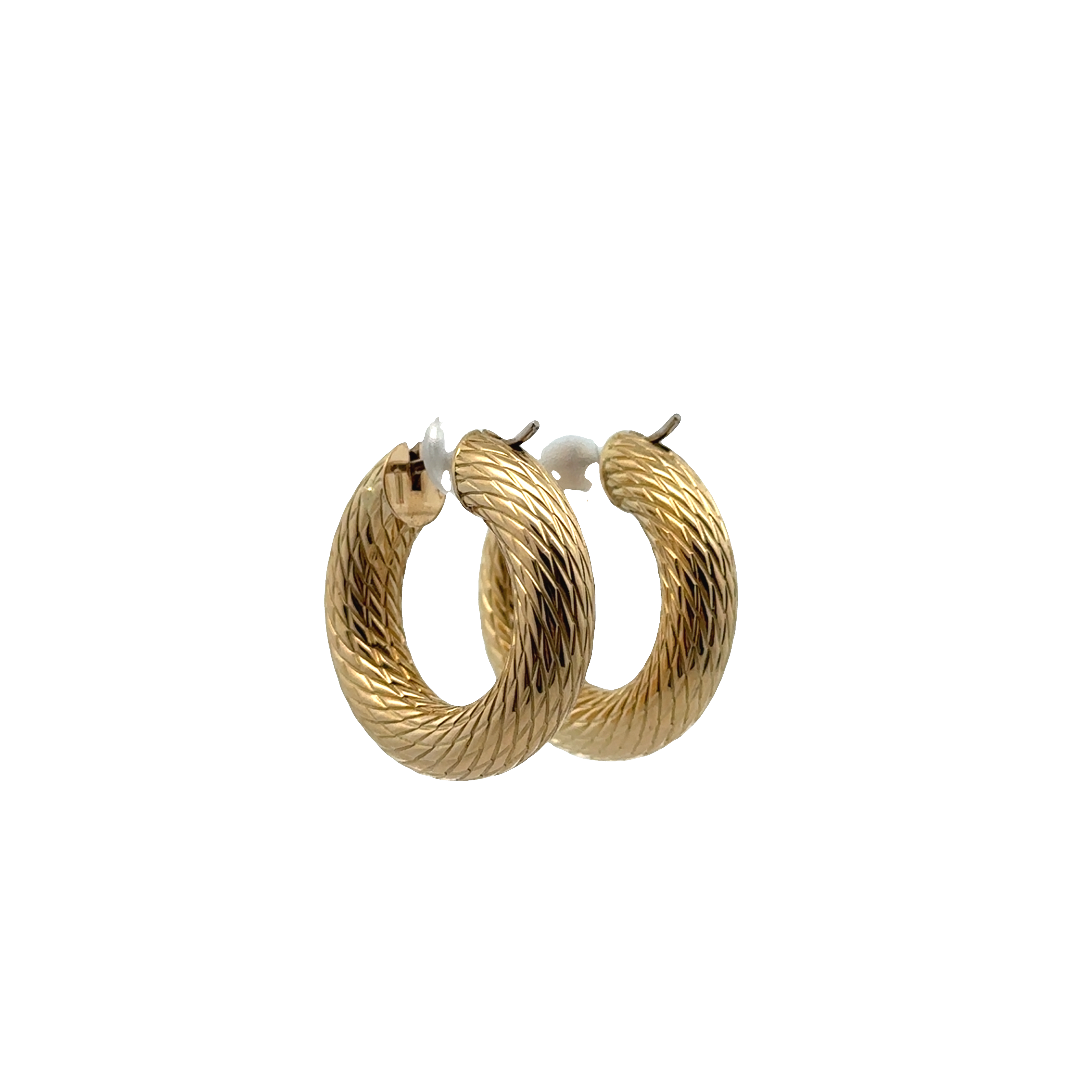 Pre-Owned Chunky Hoop Earrings