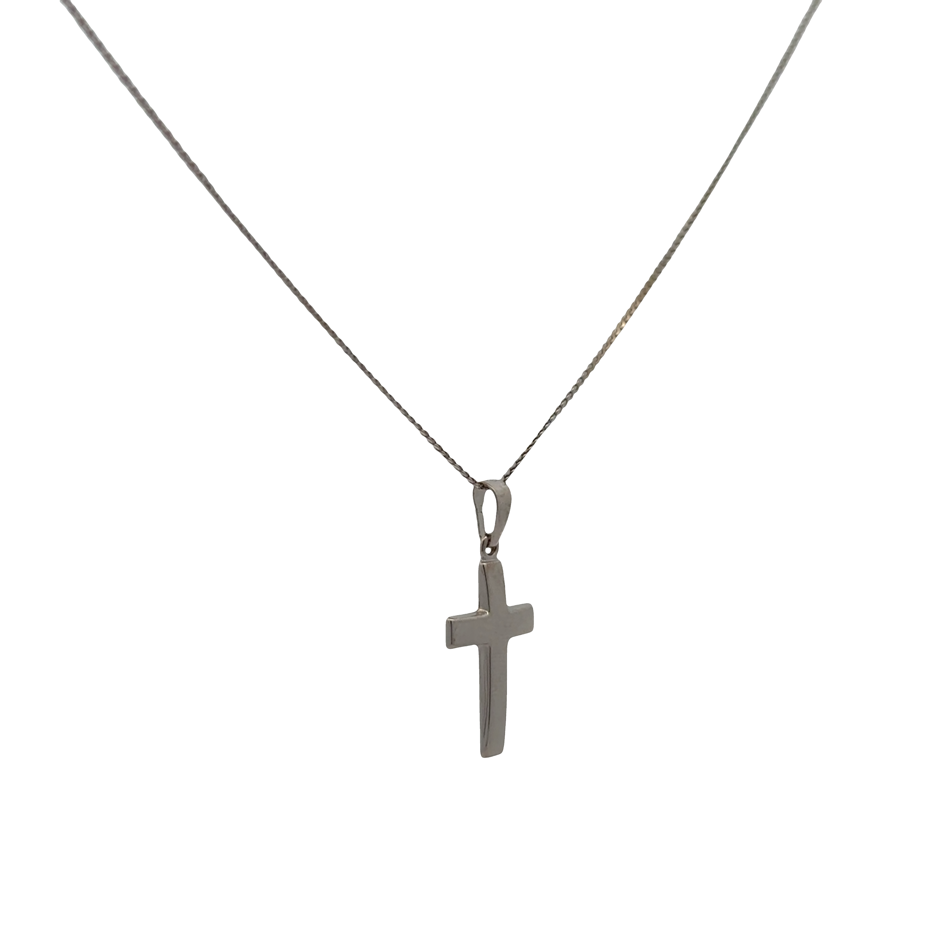 Pre-Owned Cross Pendant Necklace