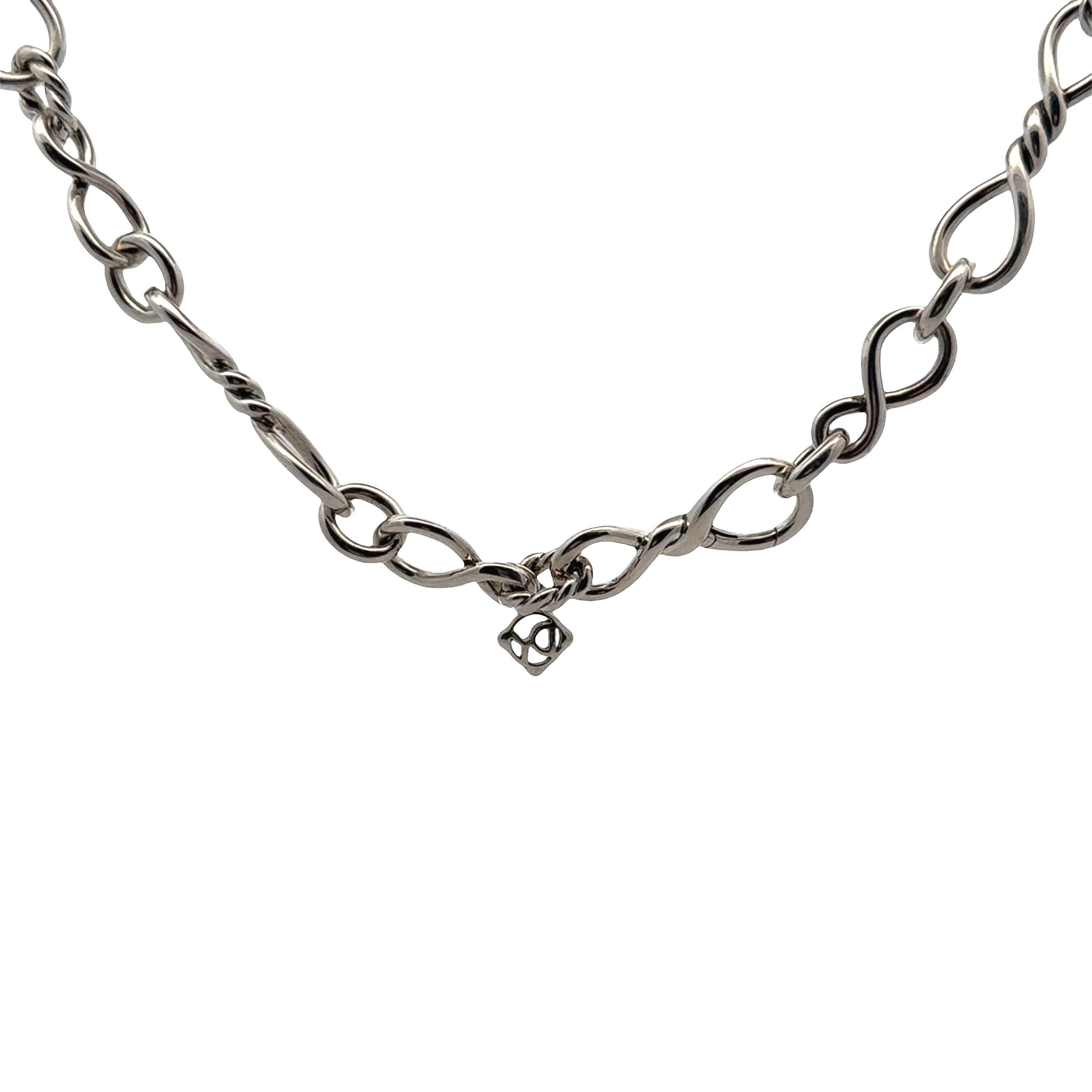 Pre-Owned David Yurman Continuance Twisted Link Chain Necklace