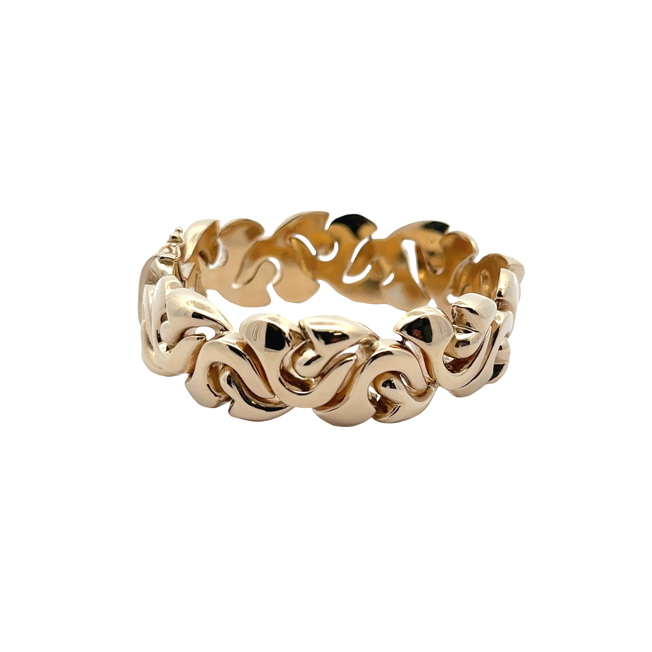Pre-Owned Made in Italy Wide Link Bracelet