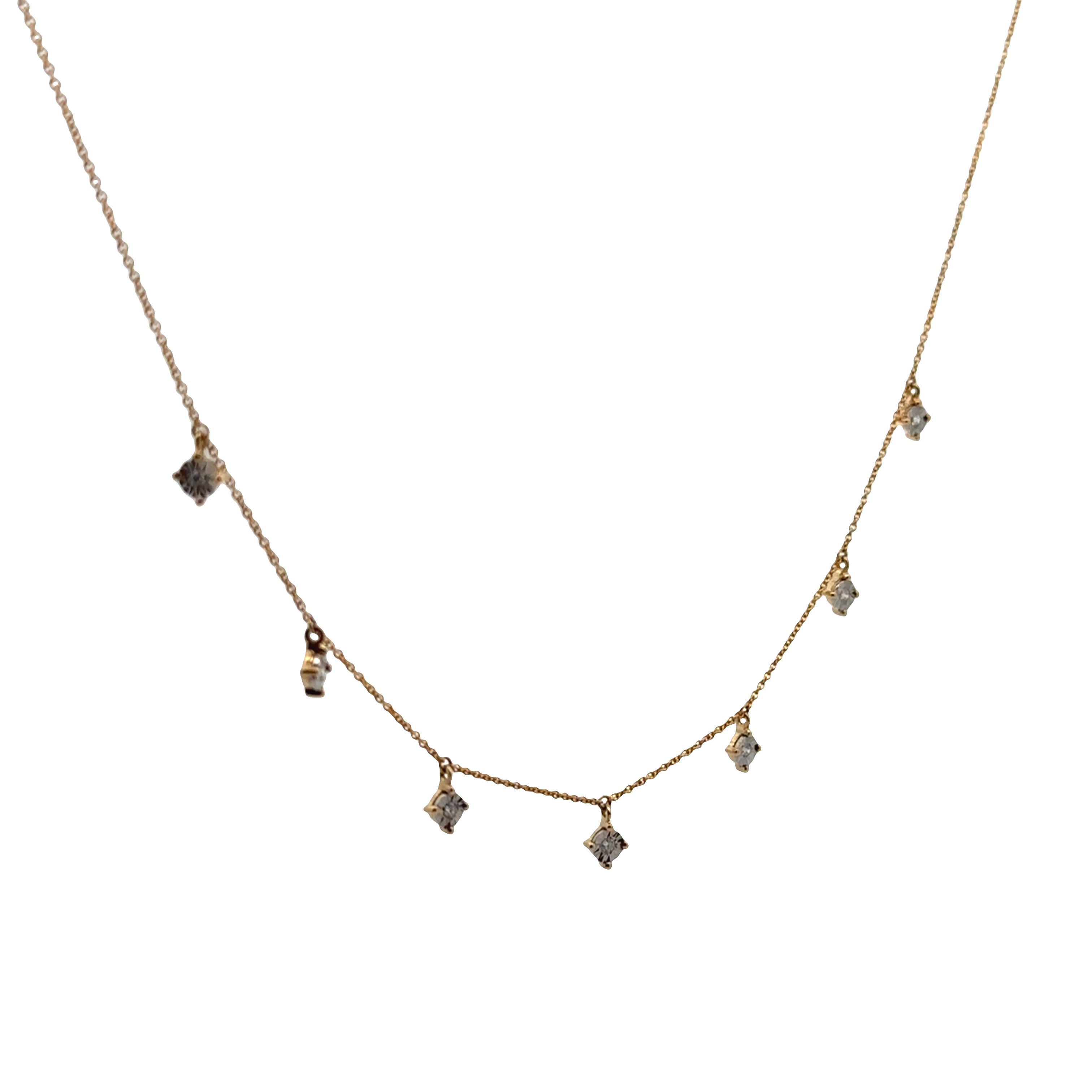 Pre-Owned Dana Rebecca Ava Bea Station Necklace