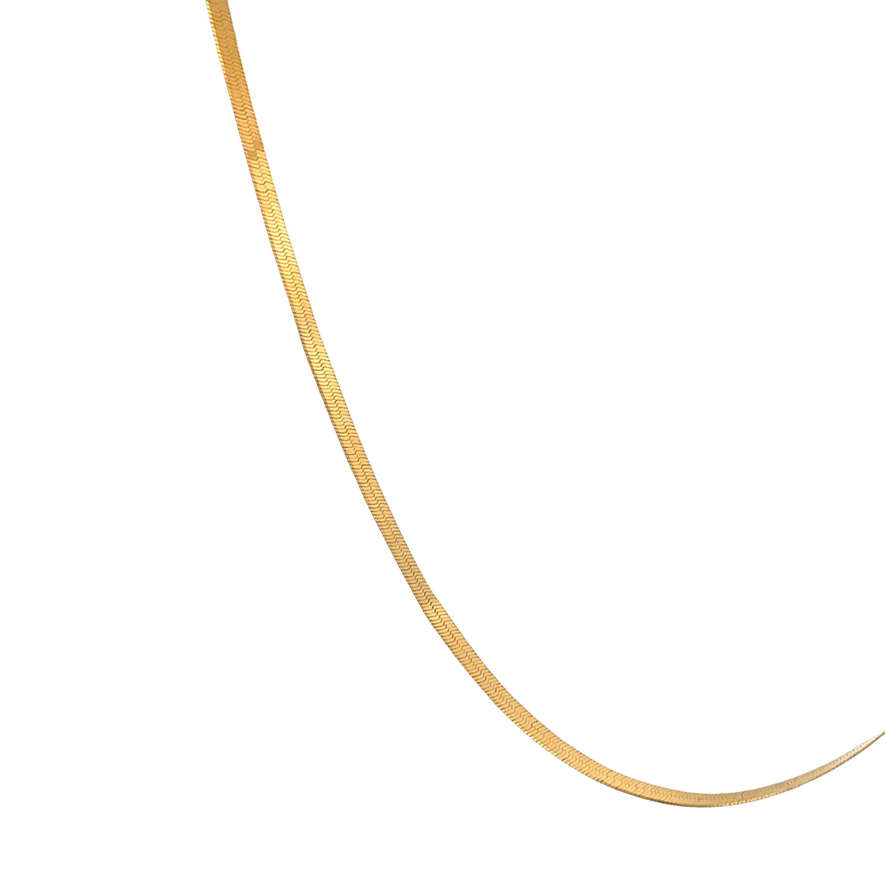 Pre-Owned Greek Key Herringbone Chain