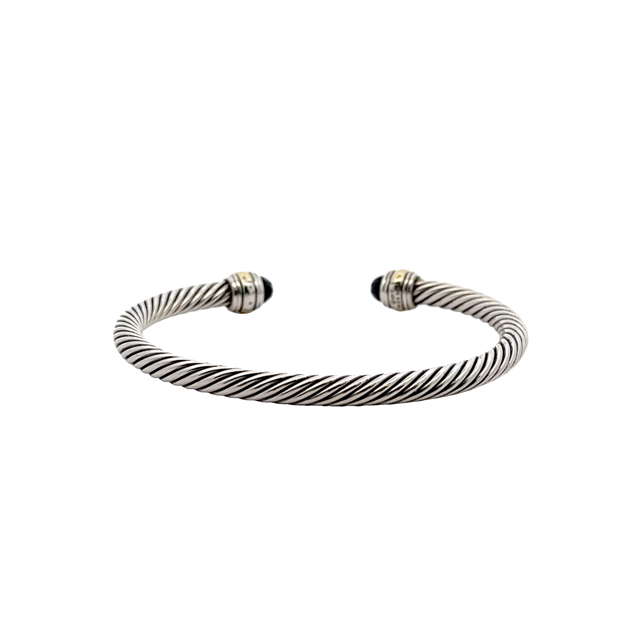 Pre-Owned David Yurman Two Tone Classic Cable Cuff