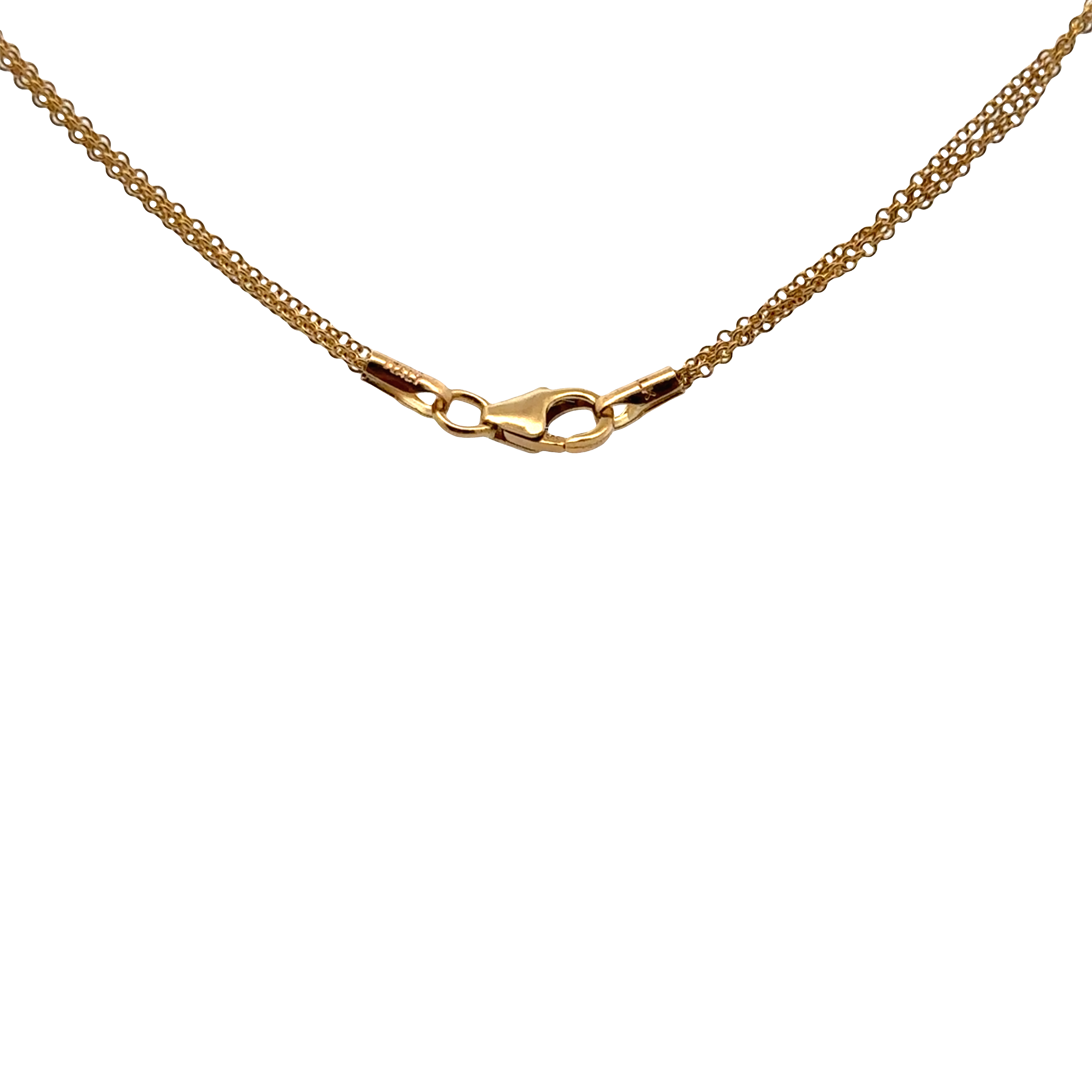 Pre-Owned Triple Strand Cable Chain Bracelet