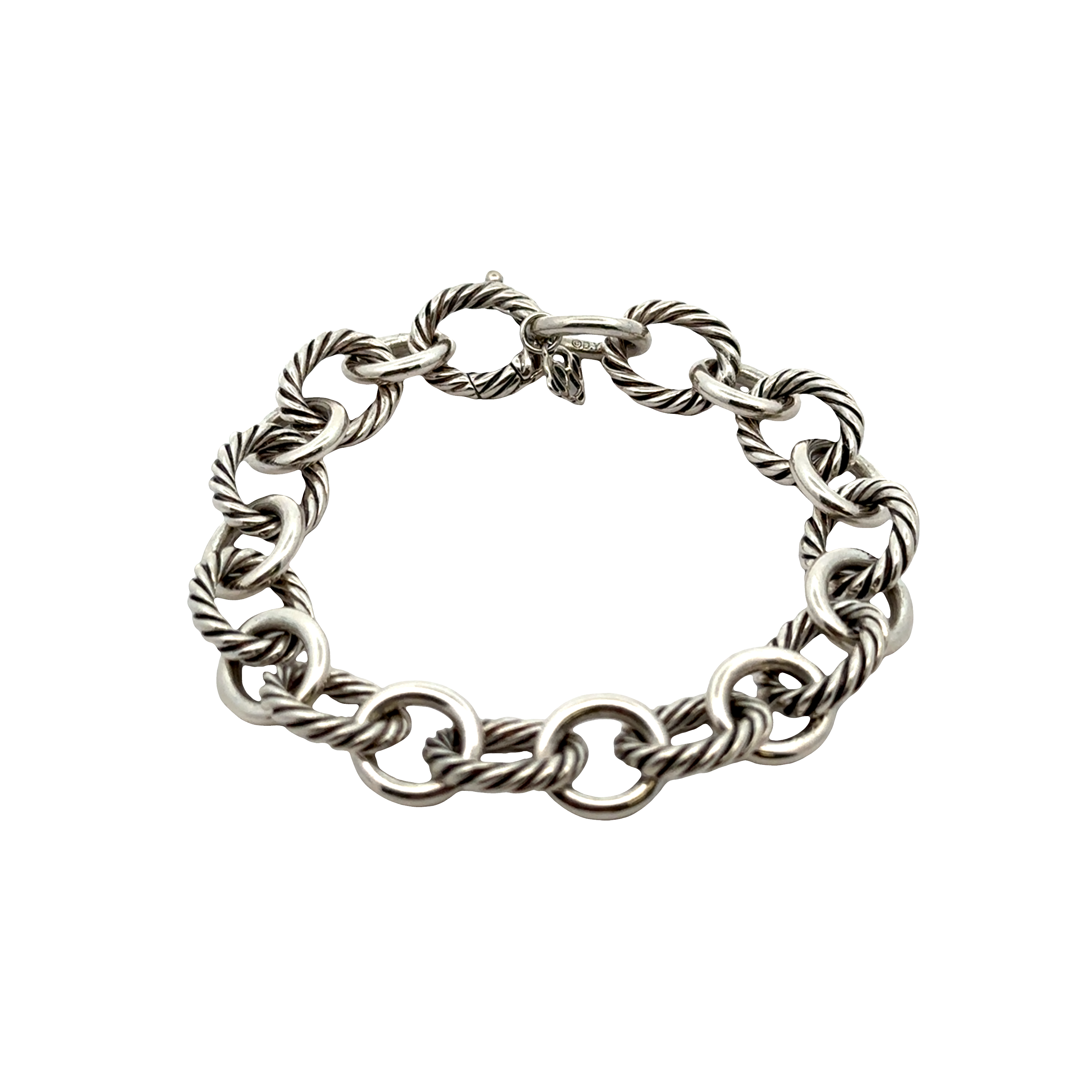 Pre-Owned David Yurman Oval Link Chain Bracelet