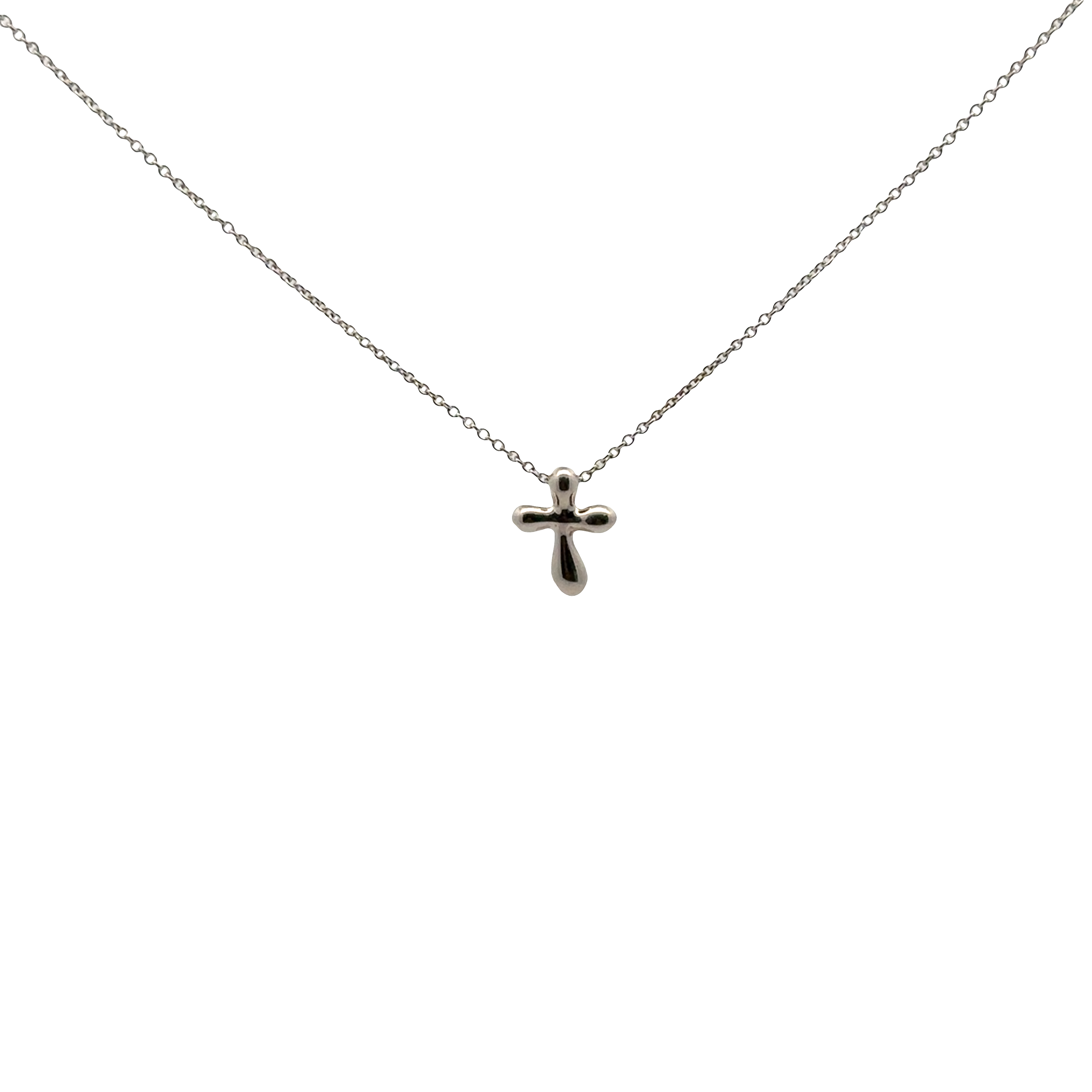 Pre-Owned Tiffany & Co. Elsa Peretti Cross Pendant Necklace