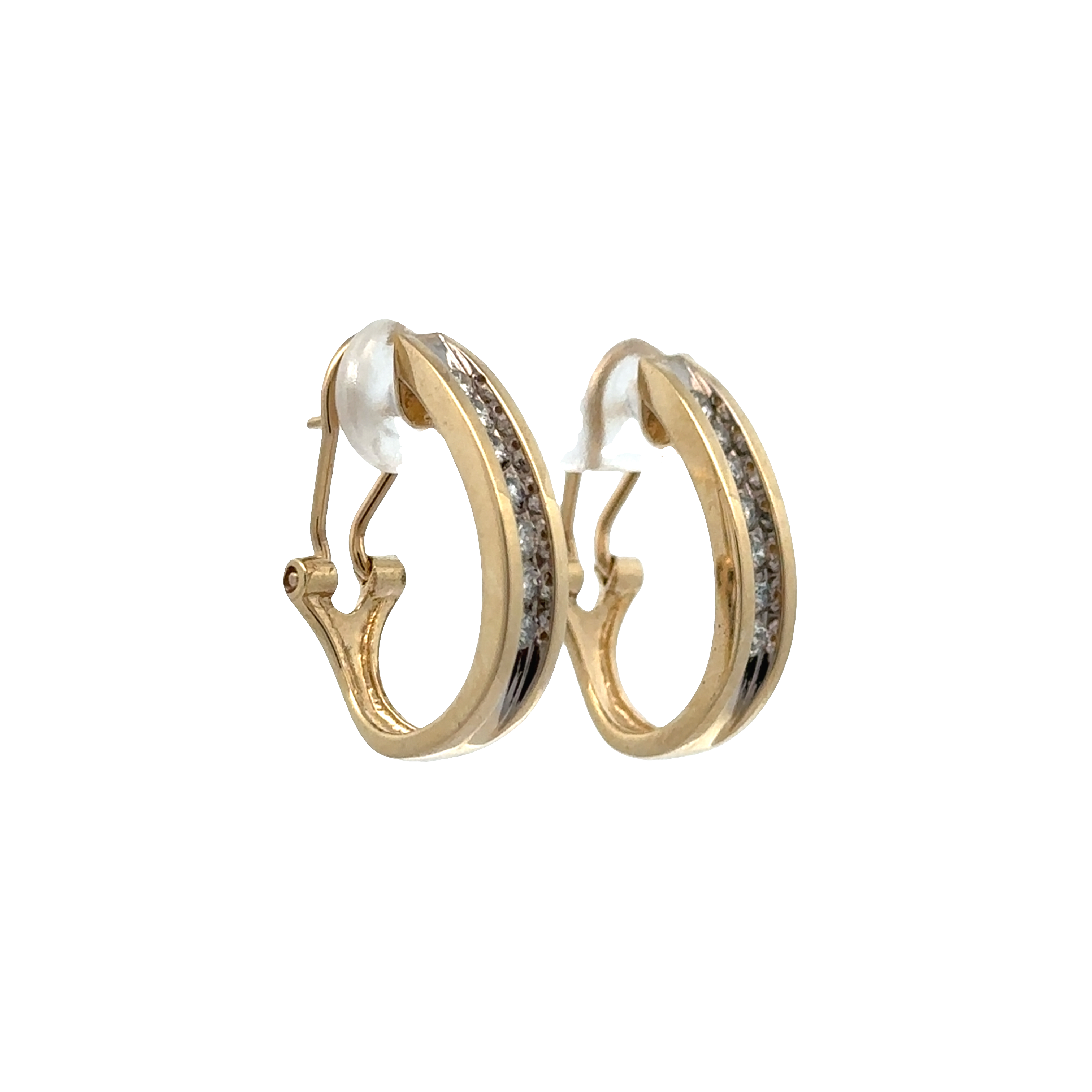 Pre-Owned Diamond Hoop Earrings
