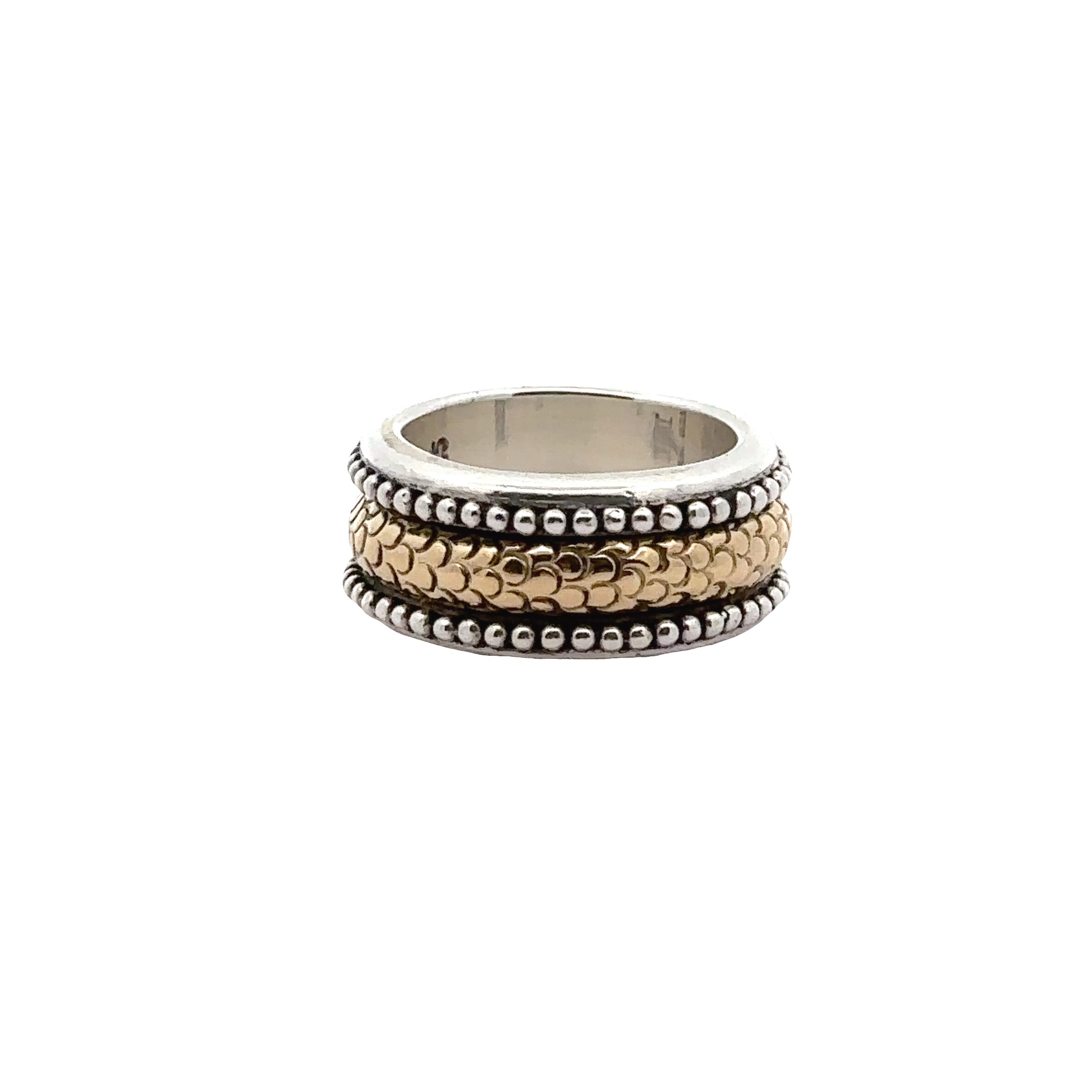 Pre-Owned John Hardy Two-Tone Naga Spinner Ring