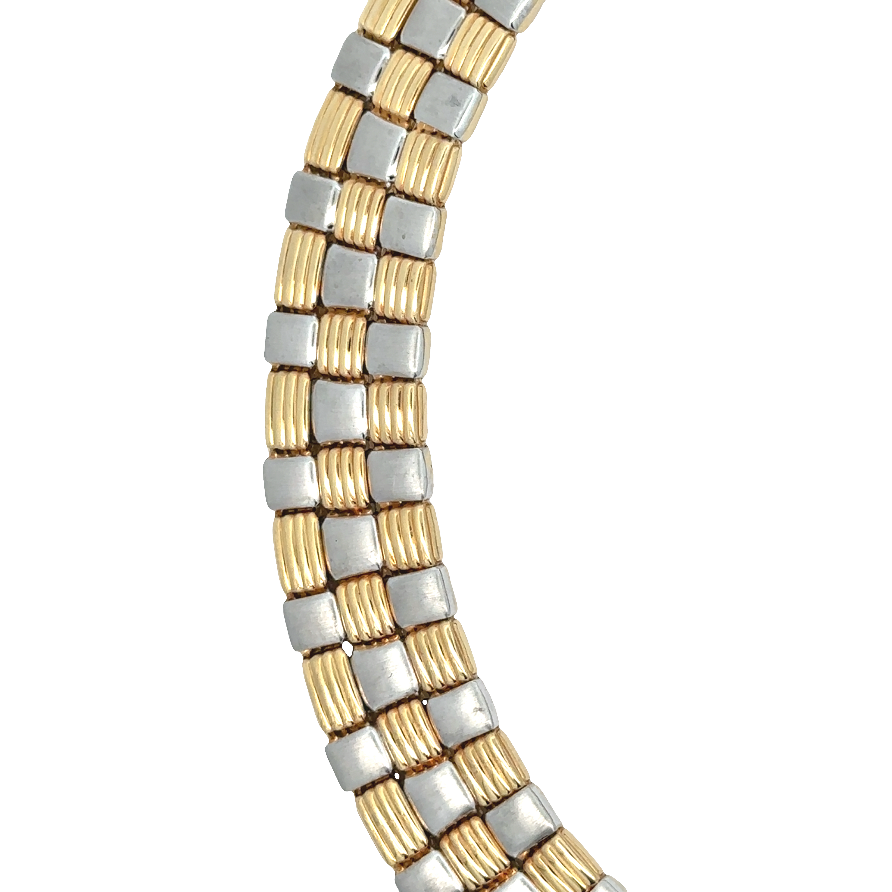 Pre-Owned Superoro Triple Link Necklace