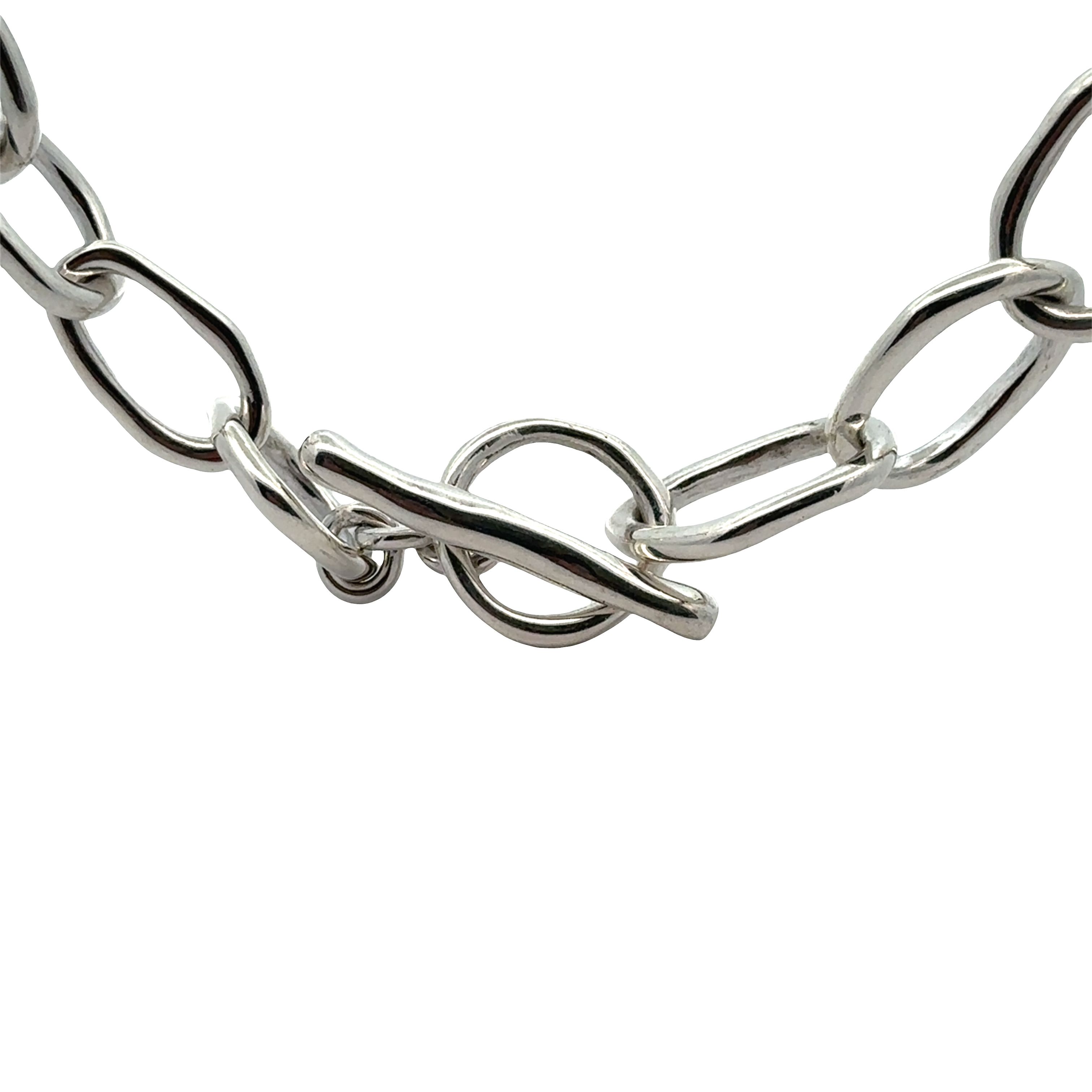 Pre-Owned Ippolita Oval Link Toggle Necklace