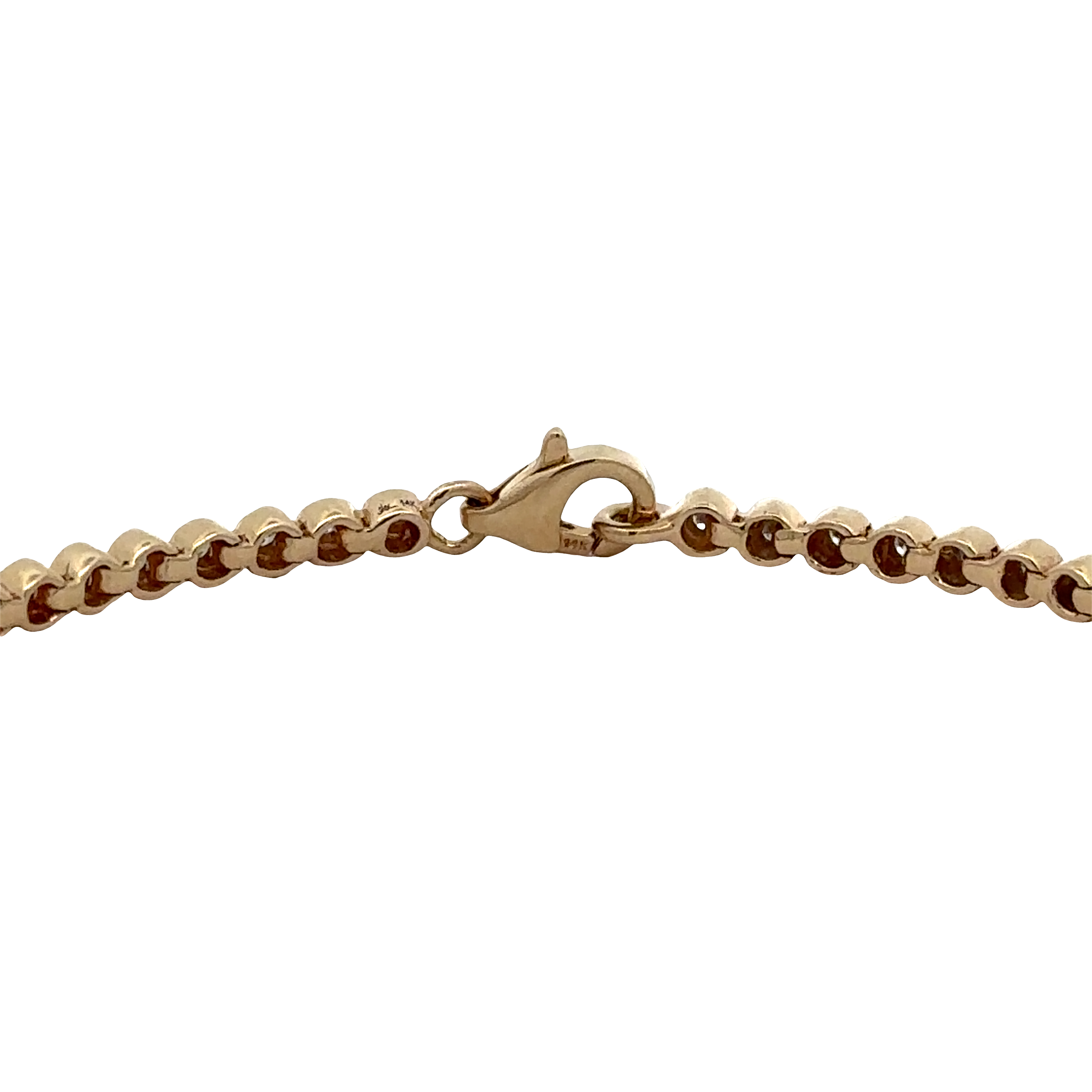 Pre-Owned Shy Creations Diamond Bezel Tennis Bracelet
