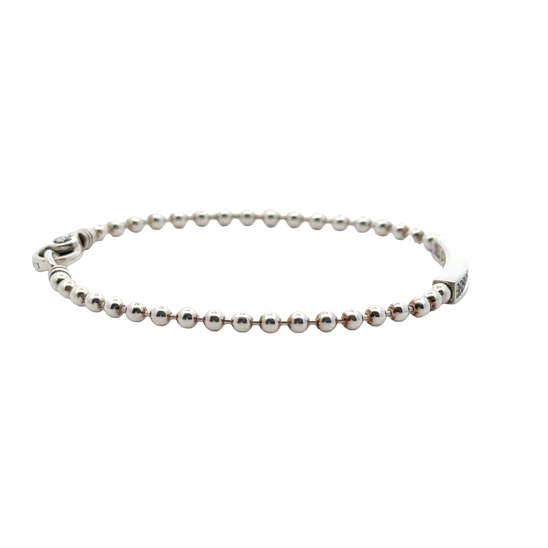 Pre-Owned Lagos Blue Sapphire Spark Beaded Bracelet