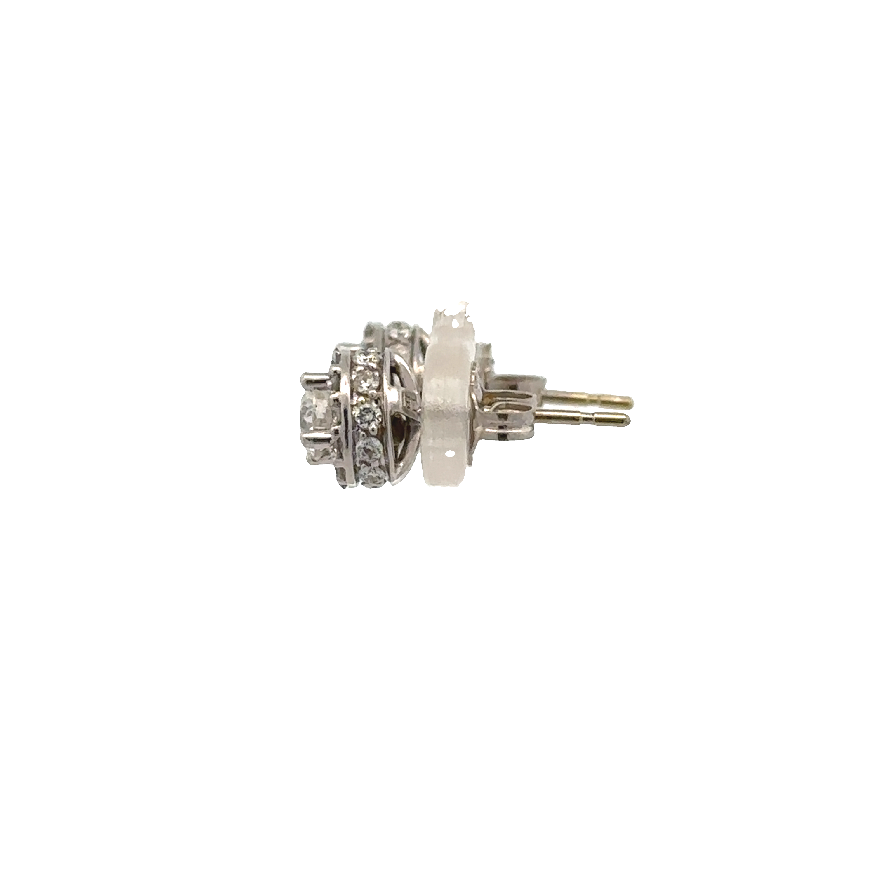 Pre-Owned Diamond Halo Studs