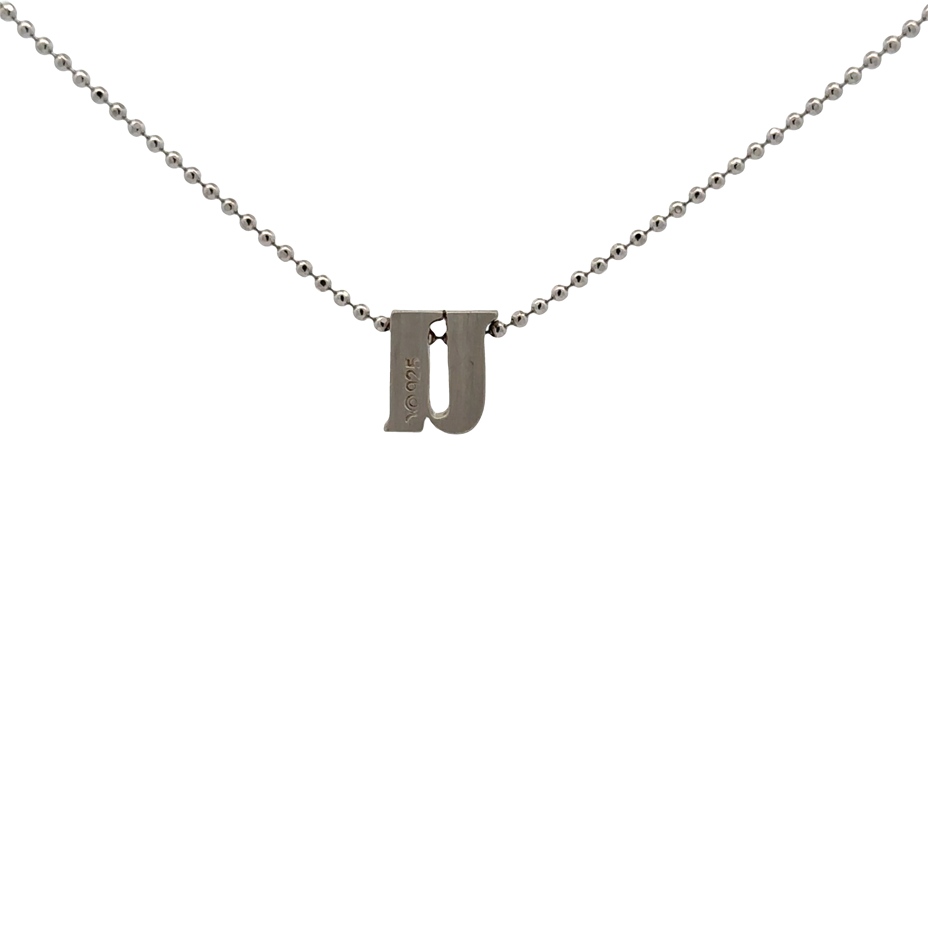 Pre-Owned Alex Woo Little Letter "N" Pendant Necklace