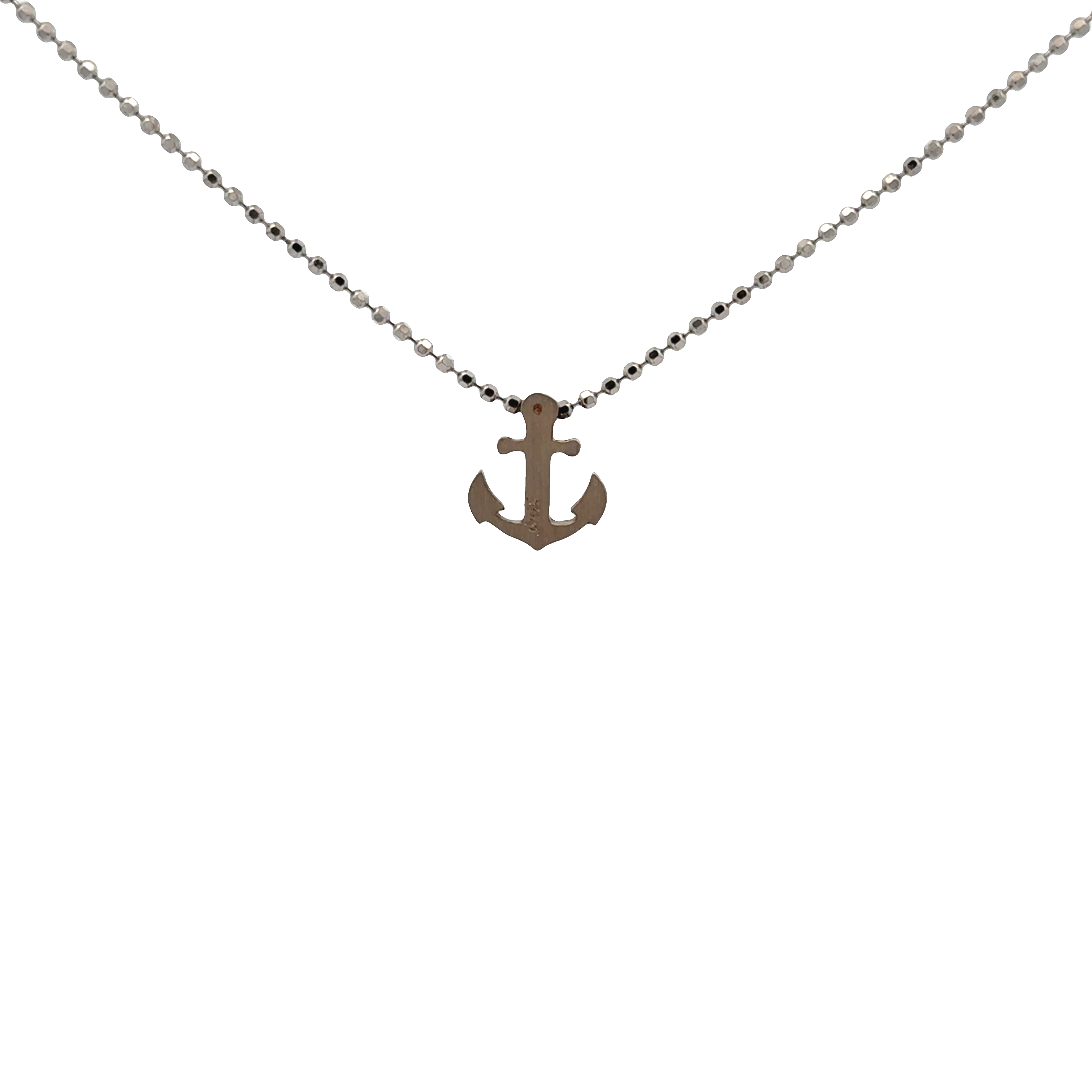 Pre-Owned Alex Woo Little Seasons Anchor Pendant Necklace