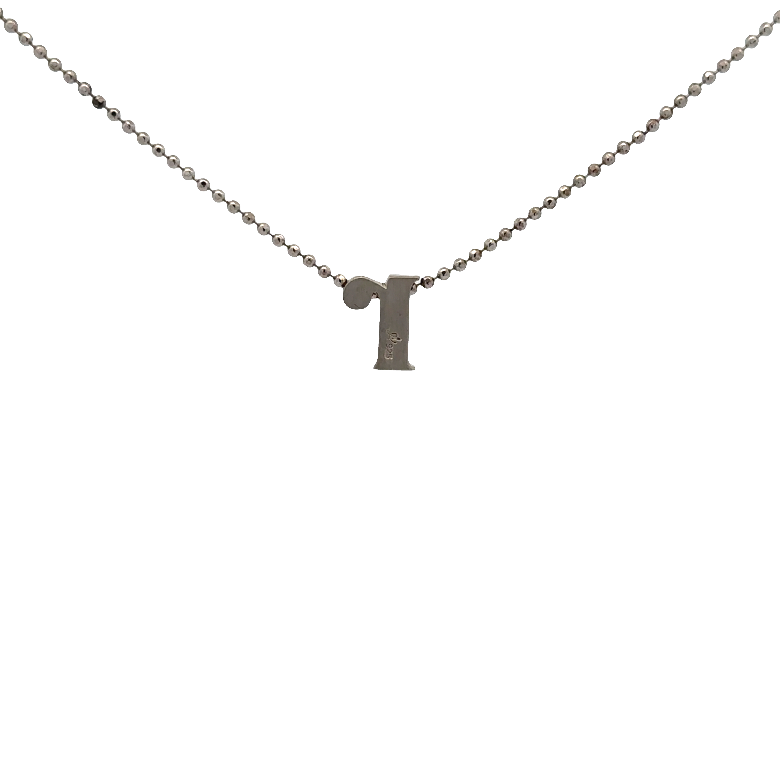 Pre-Owned Alex Woo Little Letter "R" Pendant Necklace