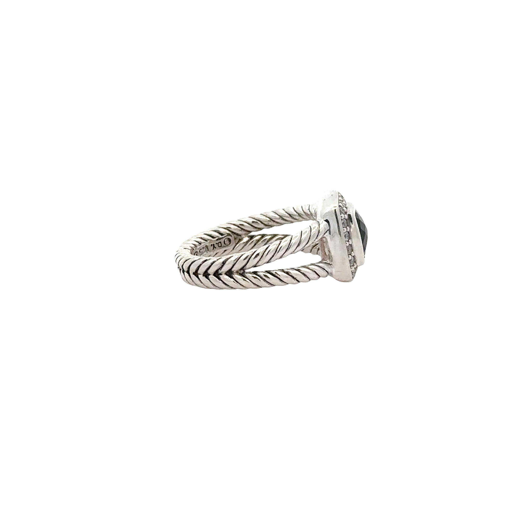 Pre-Owned David Yurman Onyx and Diamond Ring