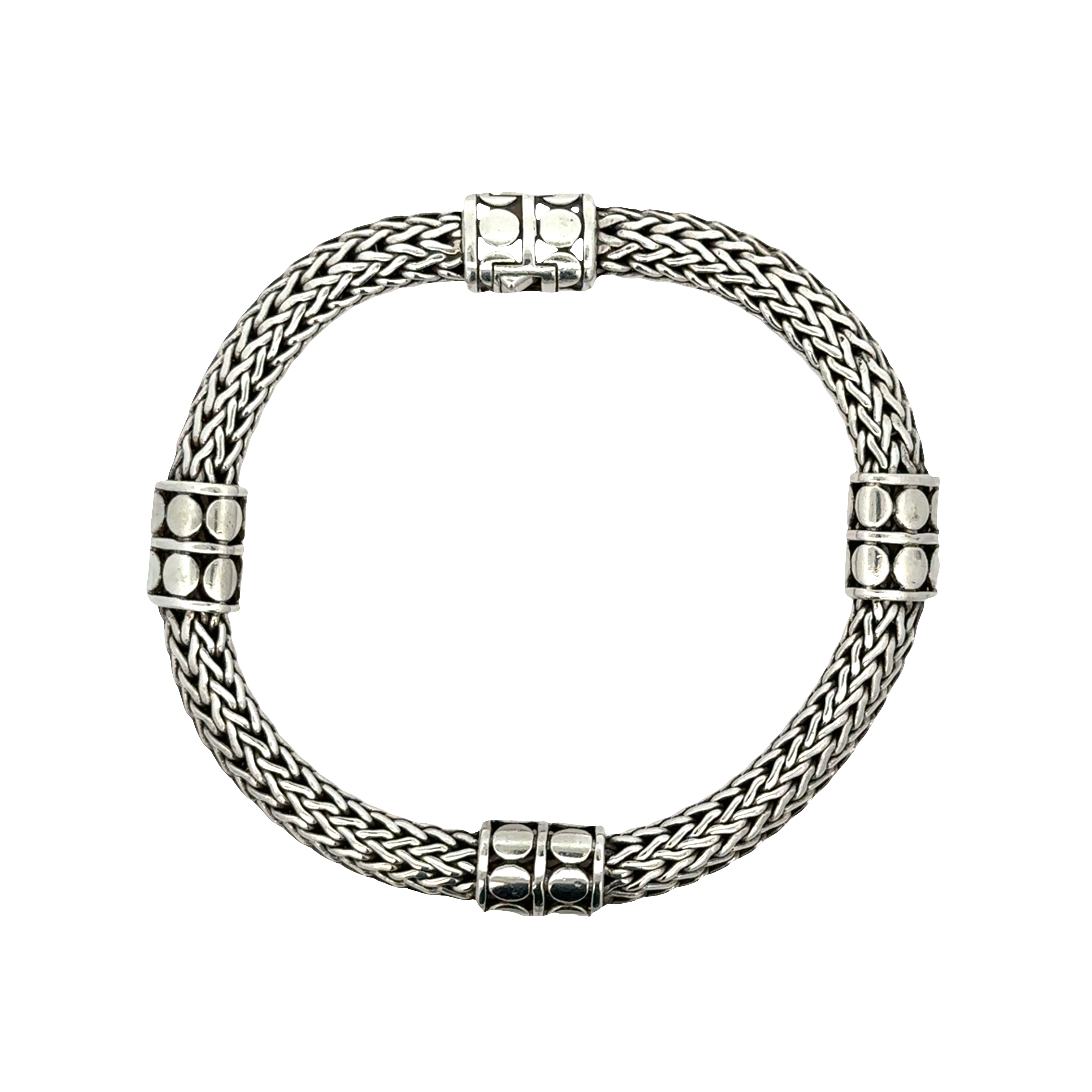 Pre-Owned John Hardy 4-Station Dot Chain Bracelet