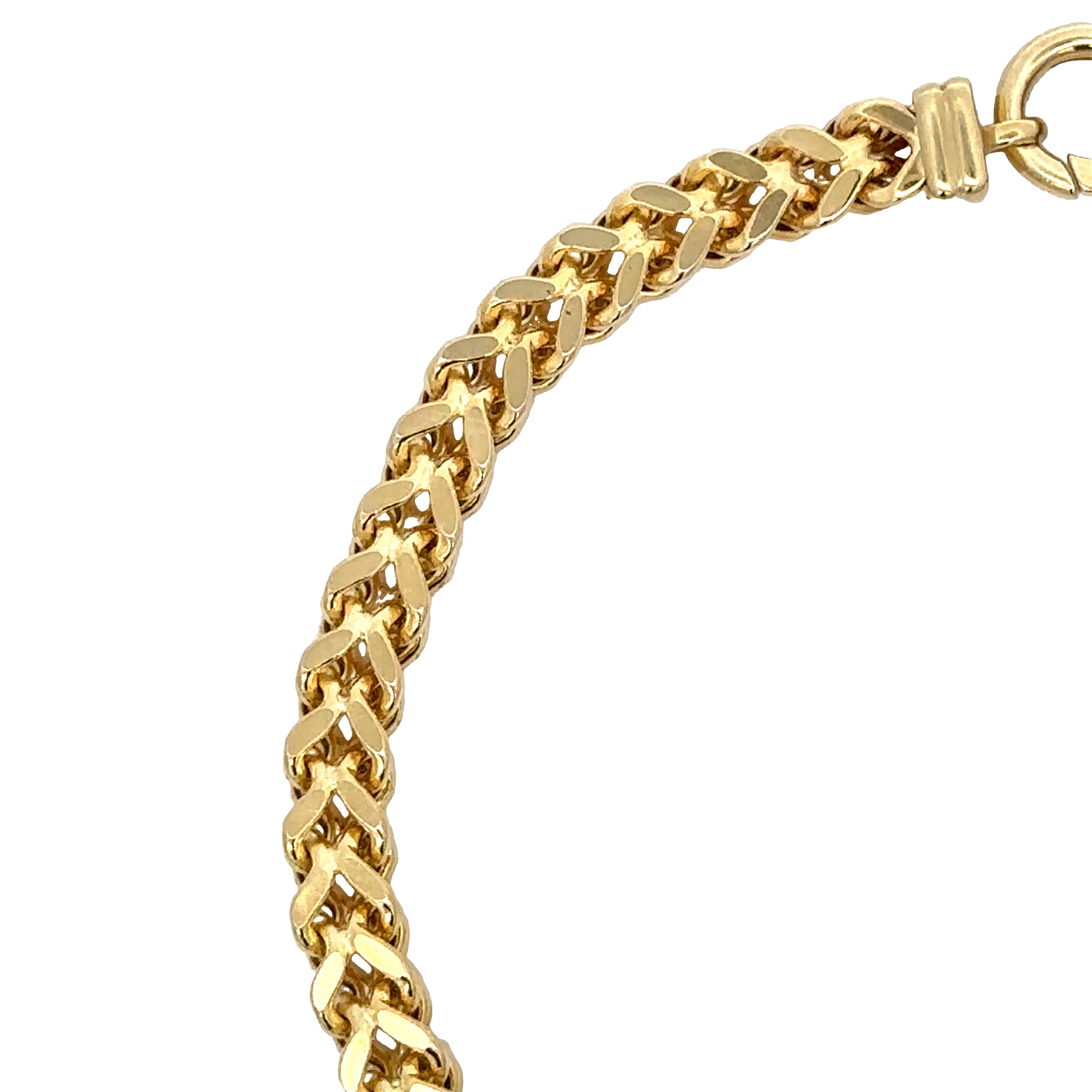 Pre-Owned Diamond Cut Franco Chain Bracelet