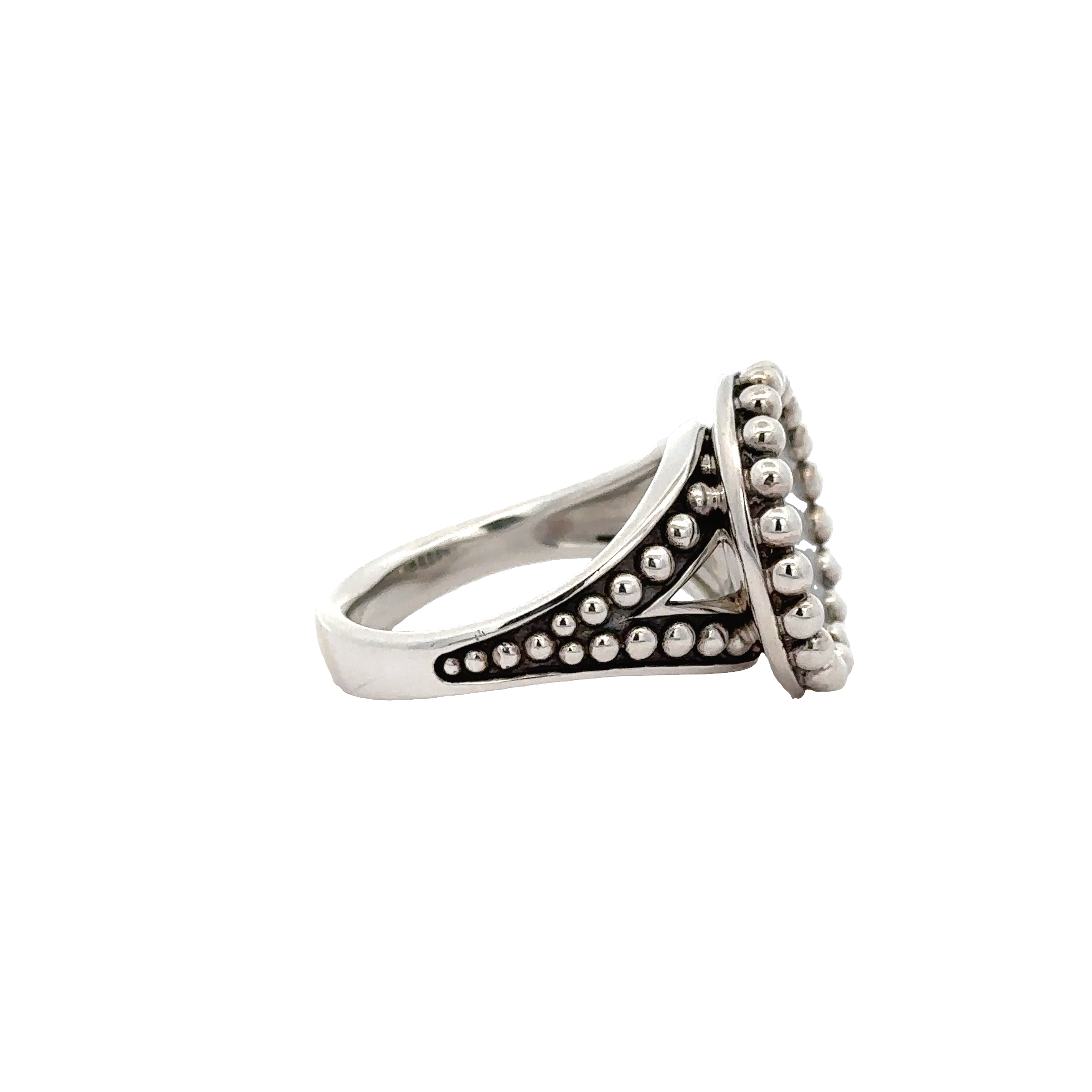 Pre-Owned Lagos Maya Onyx Circle Ring