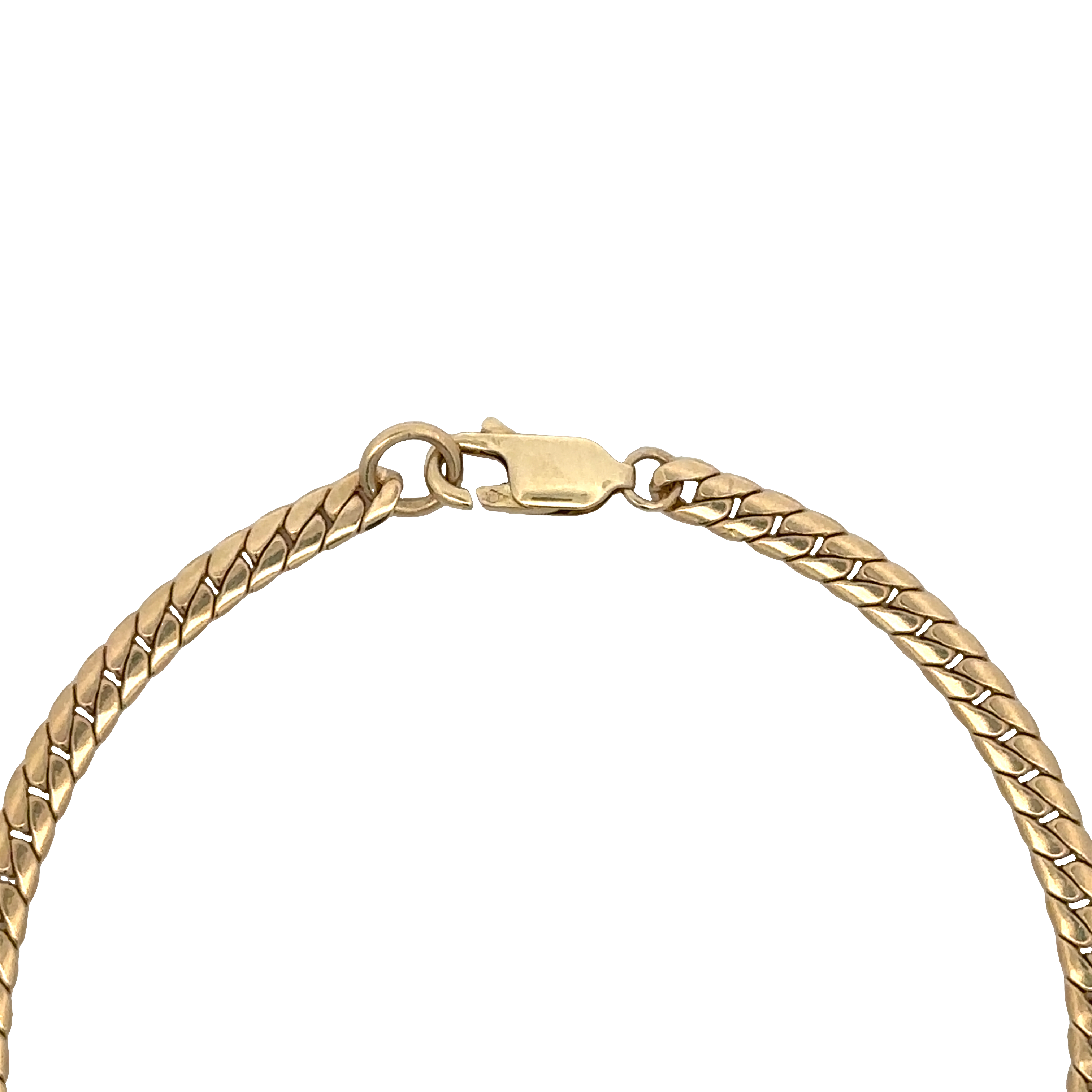 Pre-Owned Flat Snake Chain Bracelet