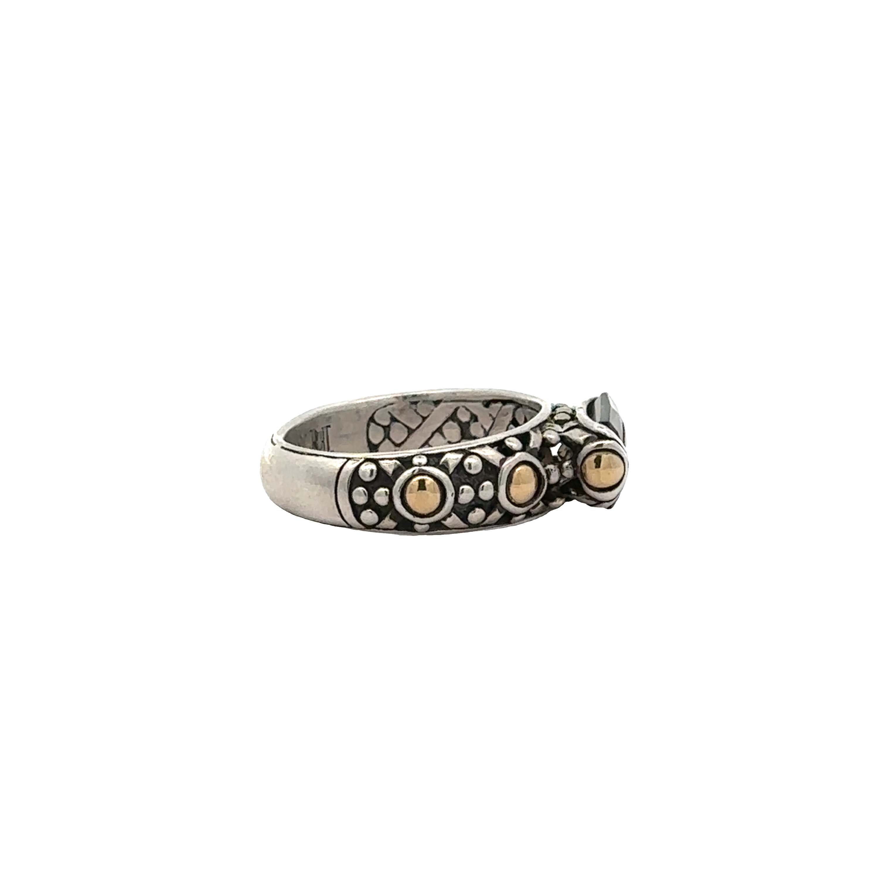 Pre-Owned John Hardy Smoky Quartz Vintage Batu Sari Ring