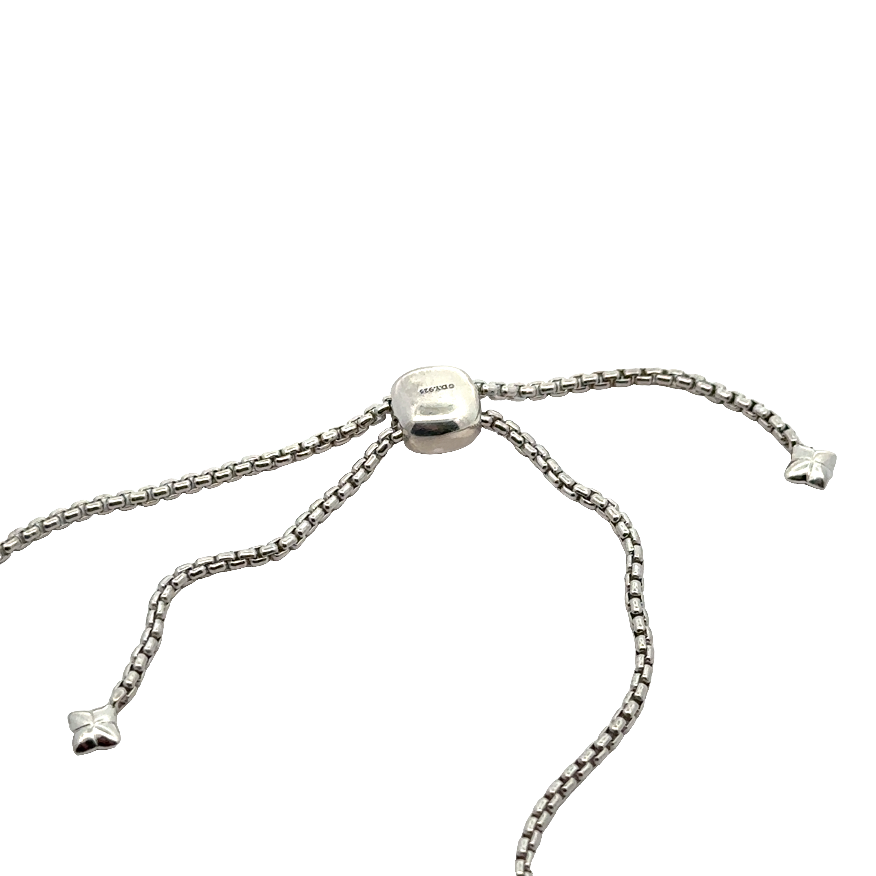 Pre-Owned David Yurman Diamond Starburst Y Adjustable Necklace
