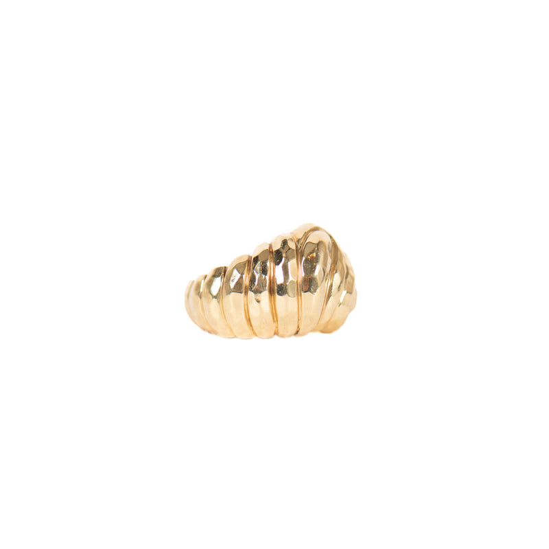 Pre-Owned Henry Dunay Hammered Ring 