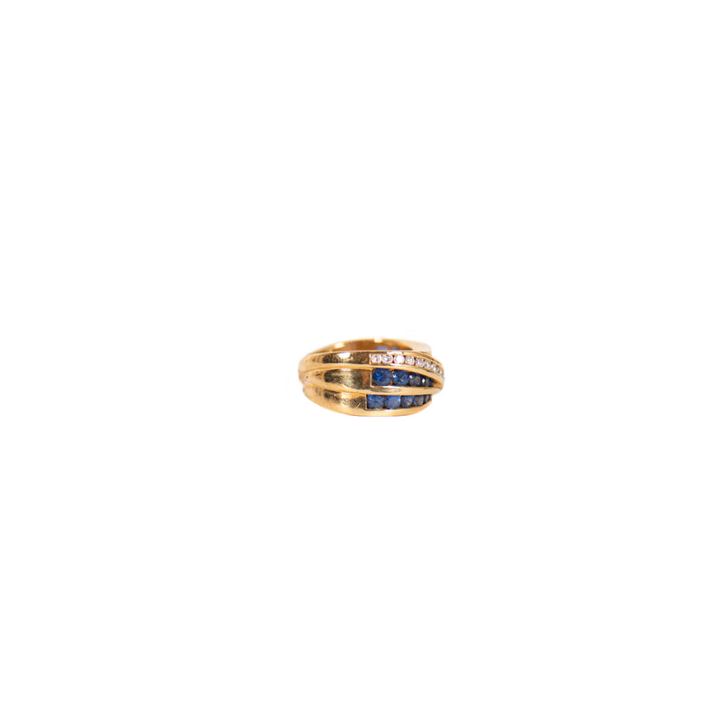 Pre-Owned Krypell Sapphire & Diamond Ring