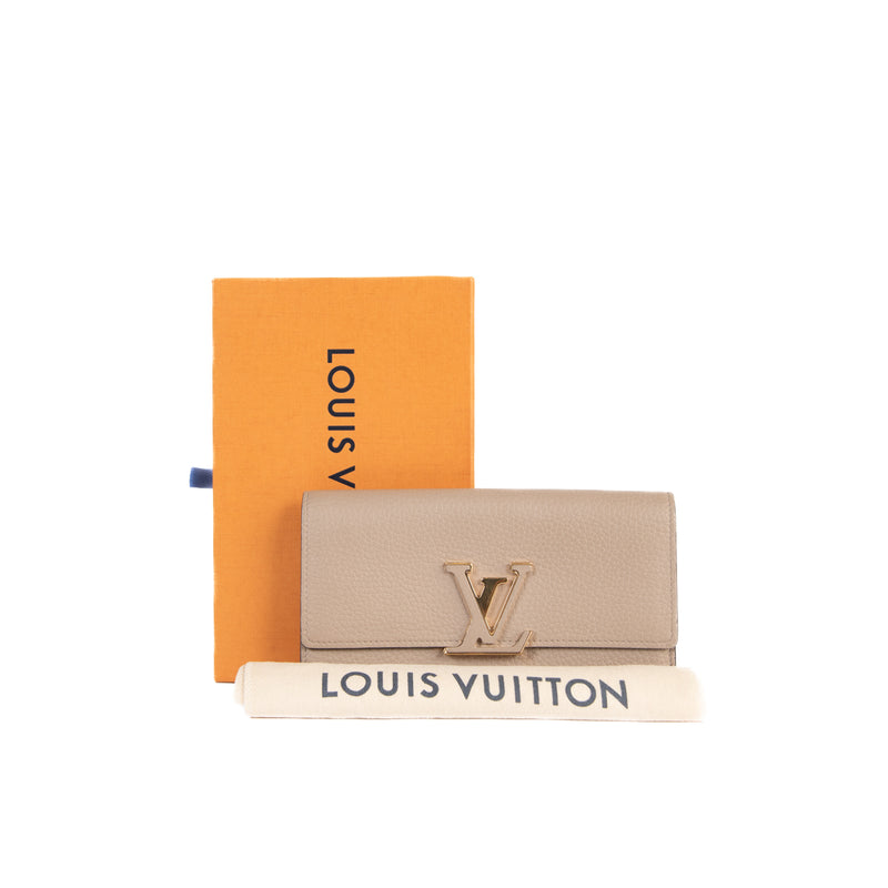 Pre-Owned Louis Vuitton LOUIS VUITTON Portefeuille Capucine