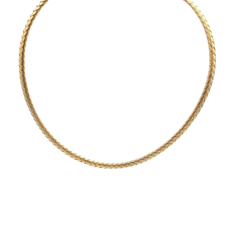 Pre-Owned Basket Weave Necklace