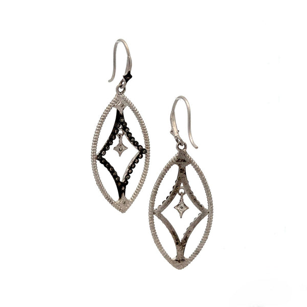 Pre-Owned Armenta Diamond Drop Earrings