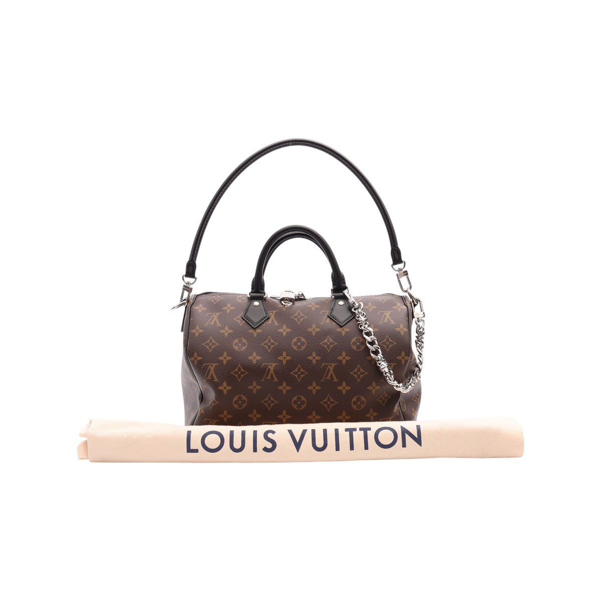 Pre-Owned Louis Vuitton Speedy Soft 30 Dark