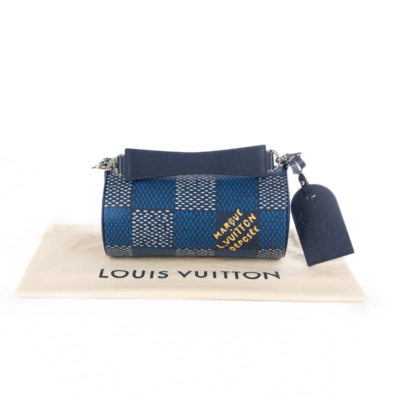 Pre-Owned Louis Vuitton Limited Edition Damier Heritage Soft Polochon PM