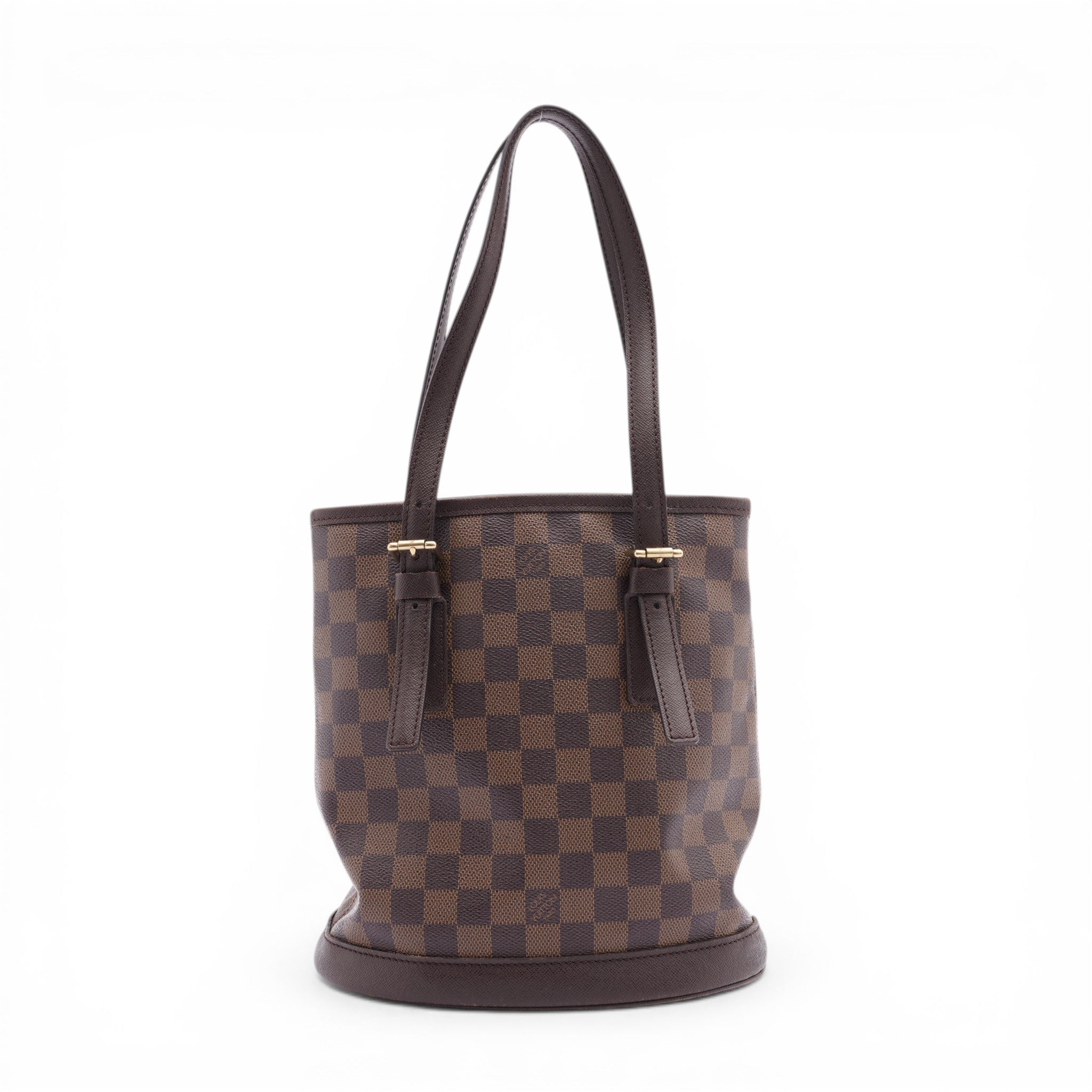 Pre-Owned Louis Vuitton Damier Ebene Marais Bucket Bag