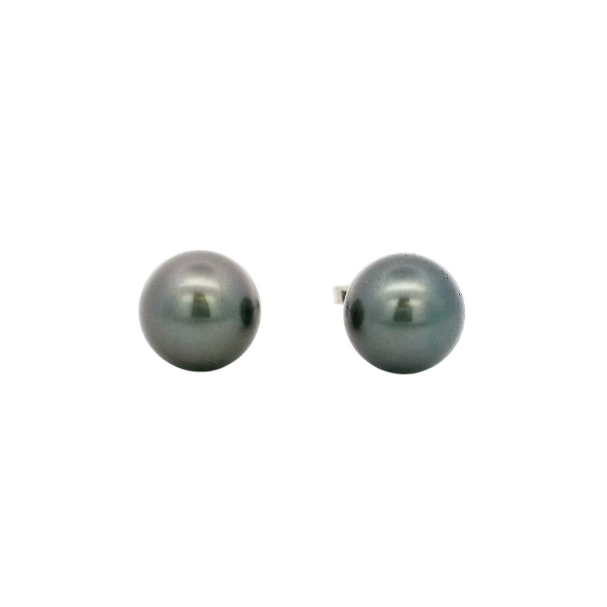 Pre-Owned Tahitian Pearl Stud Earrings