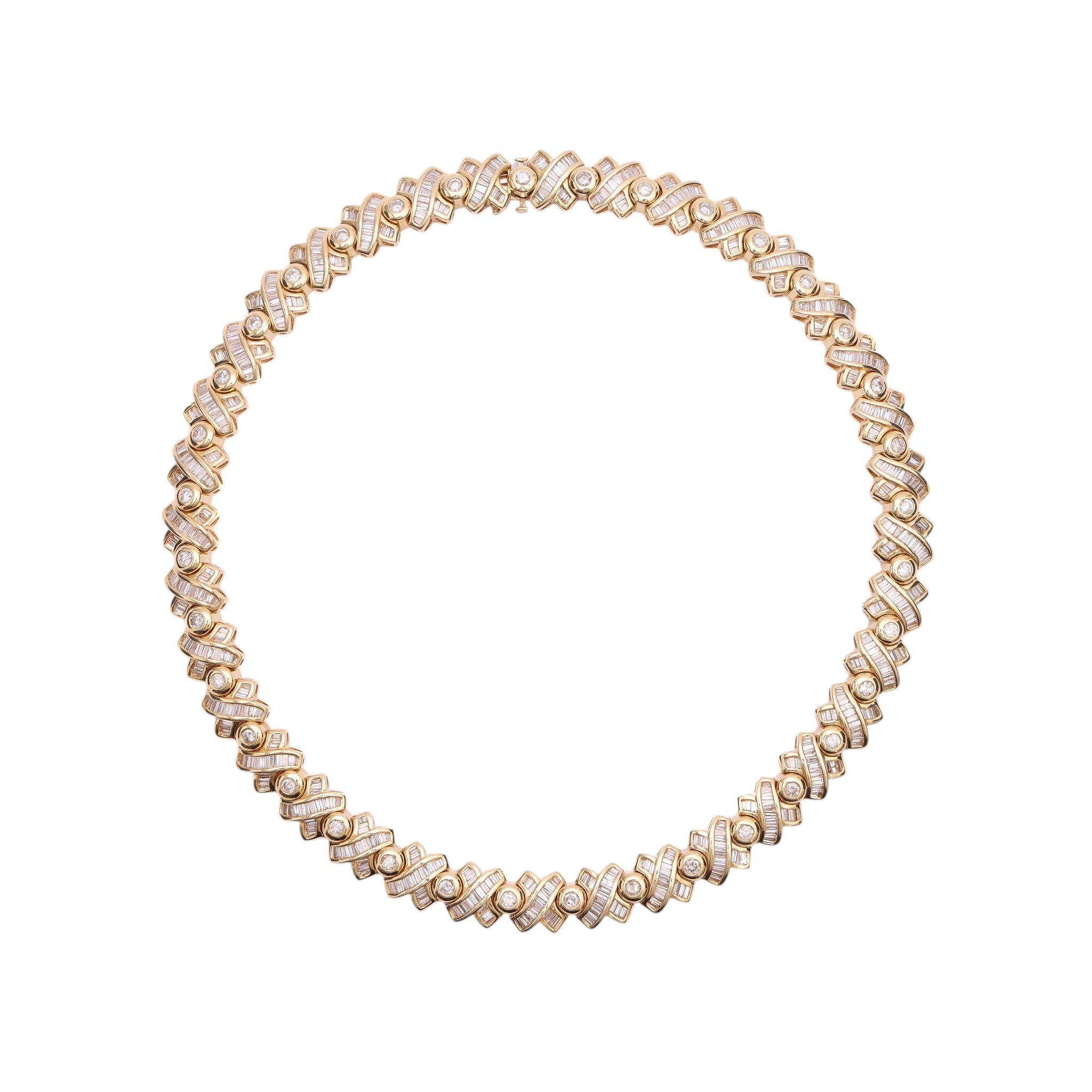 Pre-Owned Diamond Collar Necklace