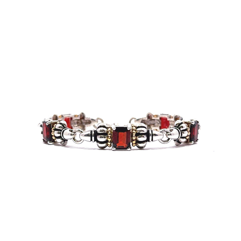 Pre-Owned Clyde Duneier Garnet Bracelet
