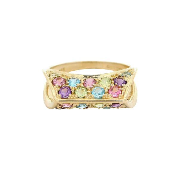 Pre-Owned Mix Gem Fashion Ring