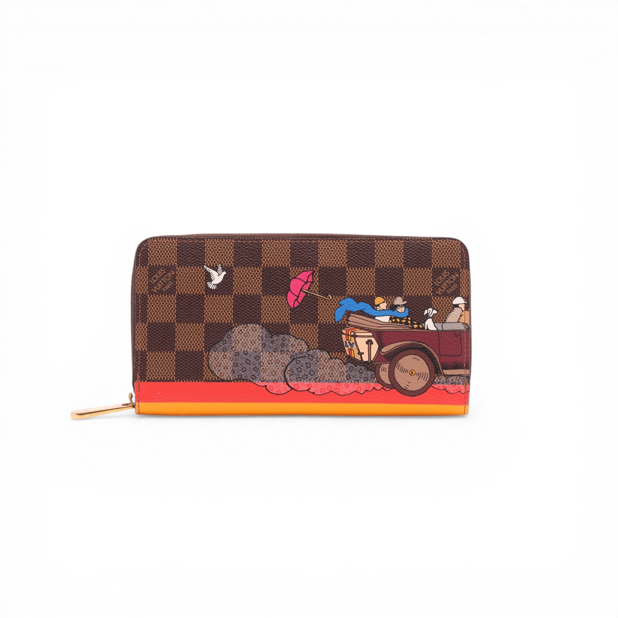 Pre-Owned Louis Vuitton Limited Edition Christmas Animation Zippy Wallet